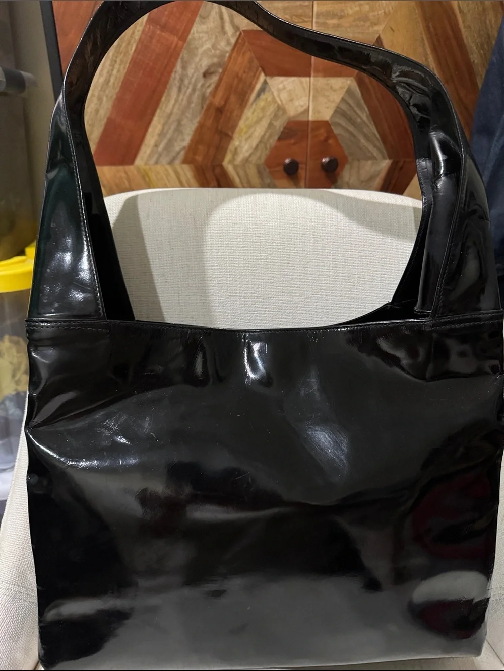Gucci Black Patent Shoulder Bag - Picture 2 of 4